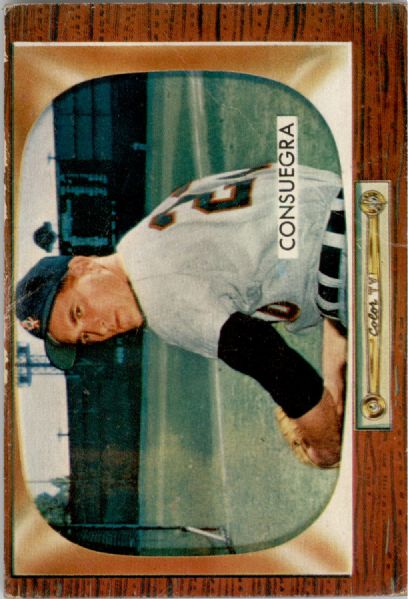 1955 bowman 116 sandy consuegra poor #d222875